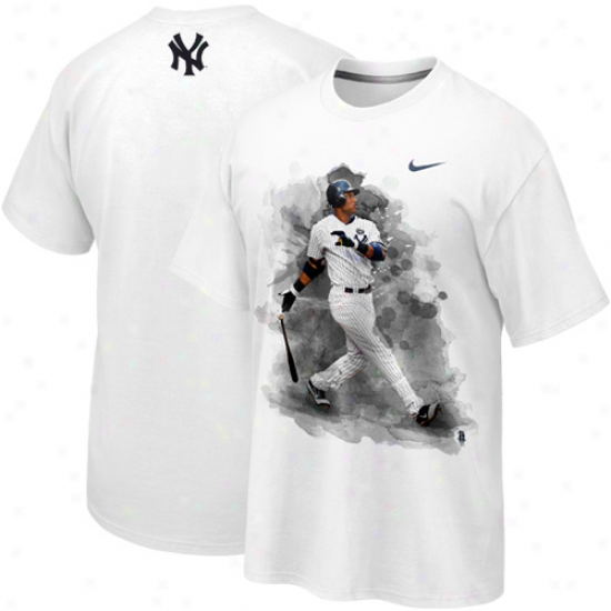 Nike Robinson Cano New York Yankees Player T-shirt - White