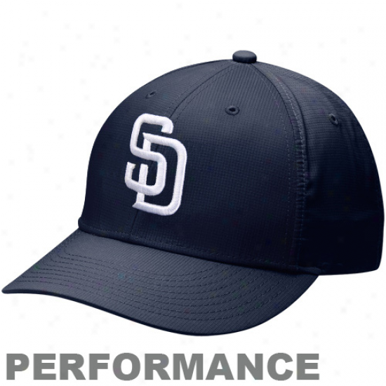 Nike San Diego Padres Dri-fit Practice Adjustable Hat - Navy Blhe
