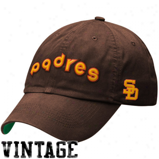 Nike San Diego Padres Legacy 91 Relaxed Swoosh Flex Fit Hat - Brown