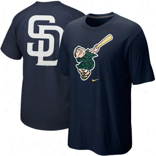 Nike San Diego Padres Ships Blue Local T-shirt-