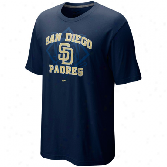 Nike San Diego Padres Navy Azure Team Arch T-shirt