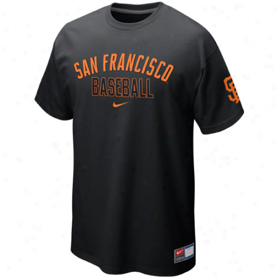 Nike San Francisco Giants Away Acting out T-shirt - Graphite