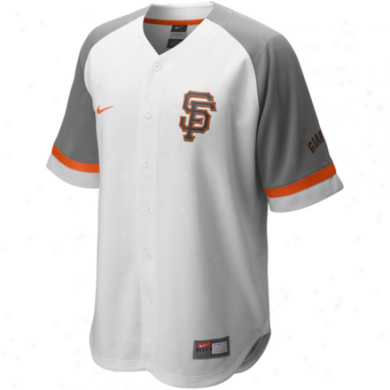 Nike San Francisco Giants Baseball Fan Jersey-white