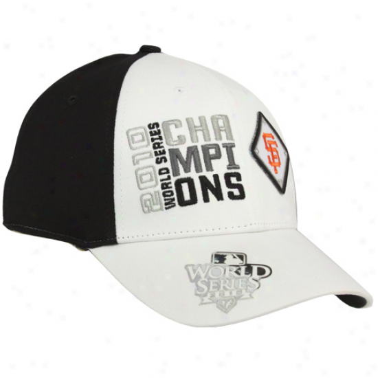 Nike San Francisco Giants Black 2010 World Series Champions Celebration Flex Interval Hat