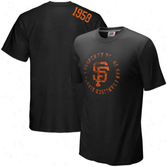 Nike San Francisco Giants Black Around The Horn T-shirt