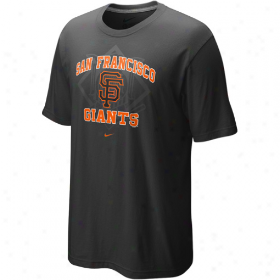 Nike San Francisco Giants Black Team Arch T-shirt