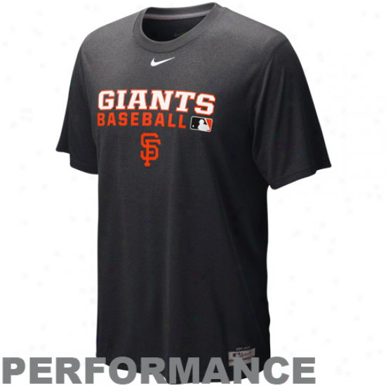 Nike San Francisco Giants Black Team Issue Legend Performance T-shirt