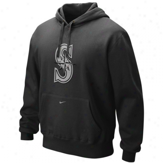 Nike Seattle Mariners Black Seasonal Pullover Hoody Sweatshirt