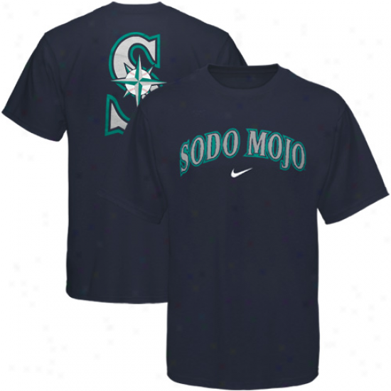 Nike Seattle Mariners Navy Blue Local T-shirt