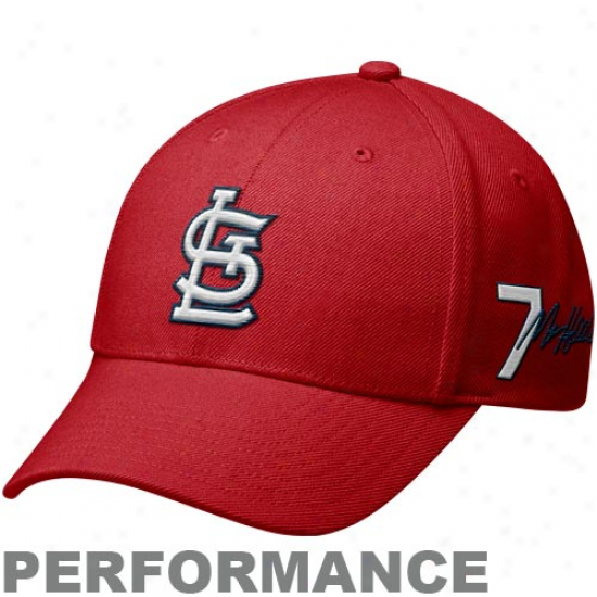 Nike St. Louis Cardinals #7 Matt Holliday Red Legacy 91 Player Performance Adjustable Cardinal's office