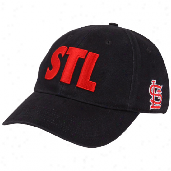 Nike St. Louis Cardinals Alpha Flrx Fit Hat - Ships Blue