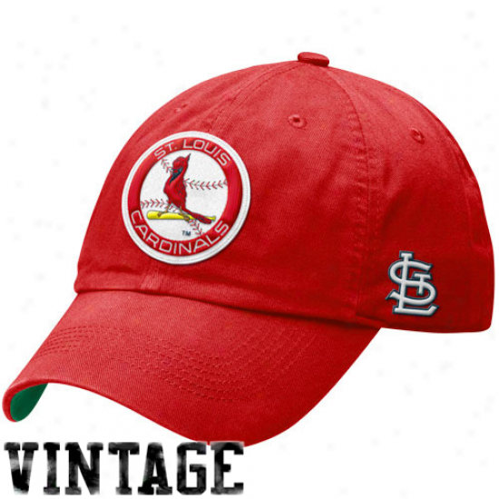 Nike St. Louis Cardinals Legacy 91 Relaxed Swoosh Flex Fit Hat - Red