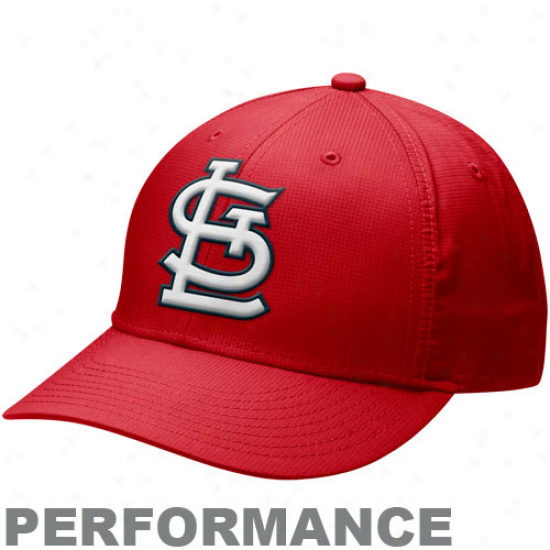 Nike St. Louis Cardinals Practice Ii Performance Hat - Red