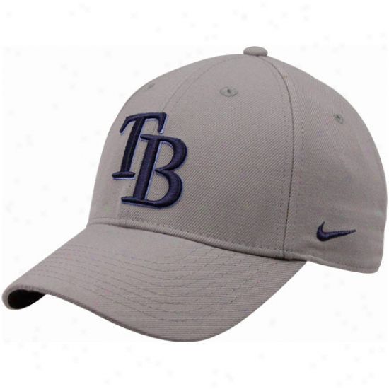 Nike Tampa Bay Rays Gray Wool Classic Adjustable Hat