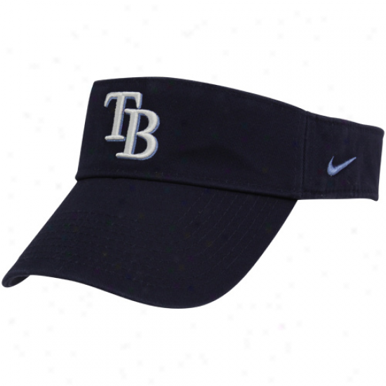 Nike Tamp aBay Rays Navy Blue Stadium Adjustable Visor