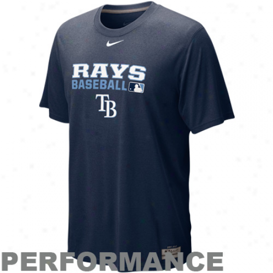 Nike Tampa Bay Rays Navy Blue Team Issue Legend Accomplishment T-shirt