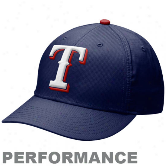 Nike Texas Rangers Dri-fit Practice Adjustable Hat - Blue