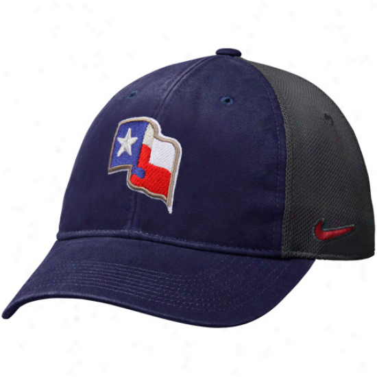 Nike Texas Rangers Legacy 91 Swoosh Flex Suit Hat - Royal Blue