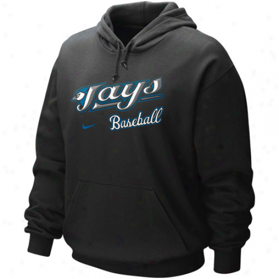 Nike Toronto Blue Jays Black Gamer Hoody Sweatshirt