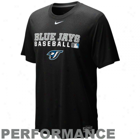 Nike Toronto Blue Jays Black Team Issue Legend Performance T-shirt
