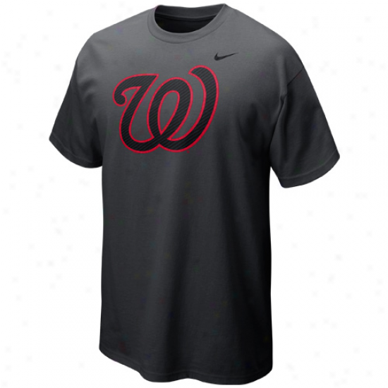 Nike Washington Nationals 2012 Logo T-shirt - Graphite