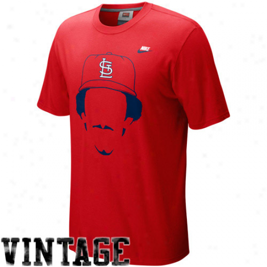 Nike Willie Mcgee St. Louis Cardinals Hair-itage T-shirt - Red