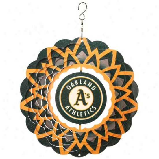 Oakland Athletics 10'' Tea Logo Designer Wijd Spinner
