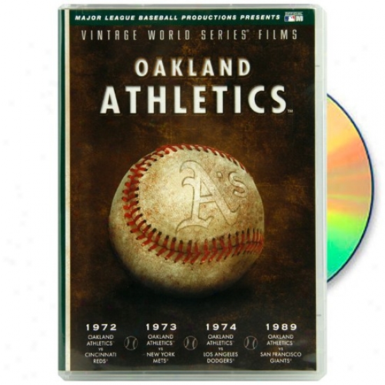 Oakland Athletics 1972, 1973, 1974 & 1989 Vintage World Series Films Dvd