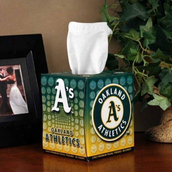 Oakland Athleticx Box Of Sports Tissues