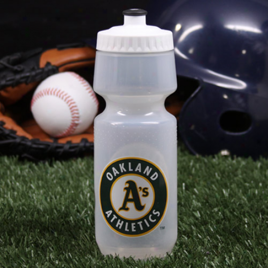 Oakland Athletics Clear 24oz.wice Mouth Sports Bottle