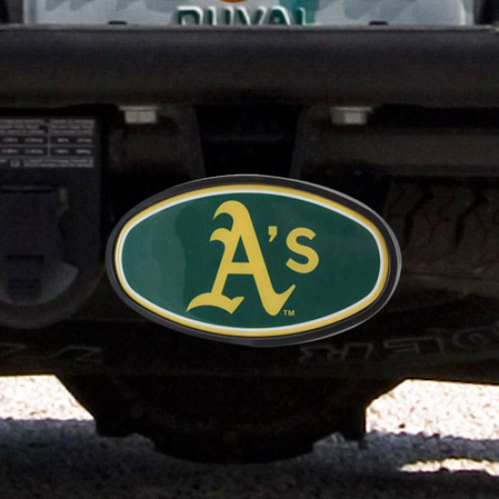 Oakland Athletics Domed Logo Plastic Hitch Cover