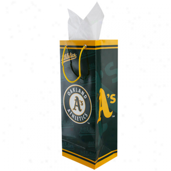 Oakland Athletics Green Bottle Donation Bag