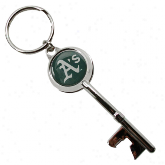 Oakland Athletics Key Botle Opener Keychain