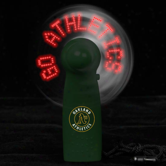 Oakland Athletics Light-up Handheld Message Fan