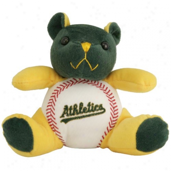 Oakland Athletics Plush Cheering Baseball Bear