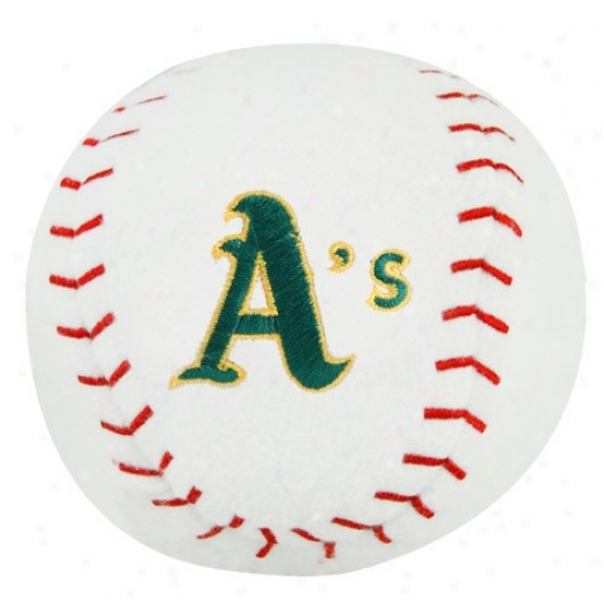 Oakland Athletics Plush Team Baseball Rattle