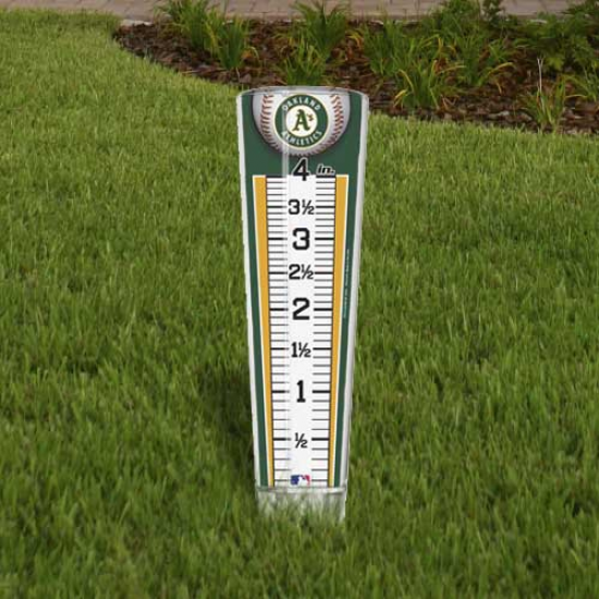 Oakland Athletics Rain Gauge