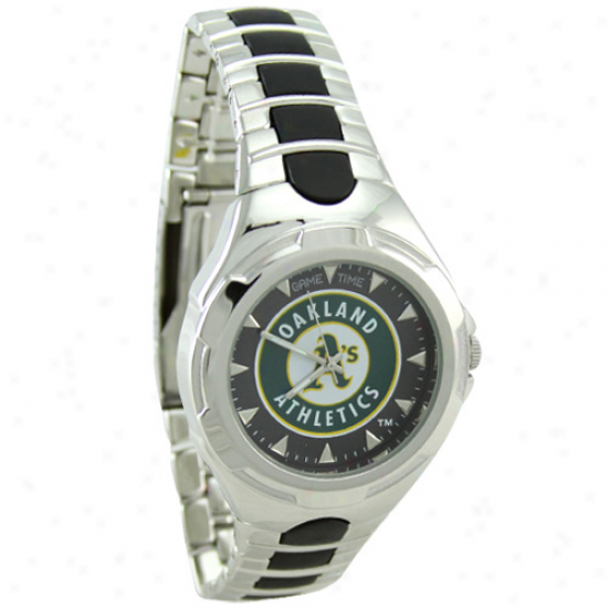 Oakland Athetics Stainless Harden Victory Watch