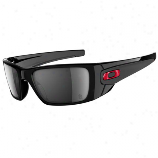 Oakley S5. Louis Cardinals Black Fuel Cell Sunglasses