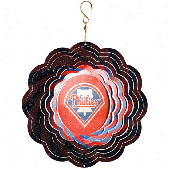 Philadelphia Phillies 10'' Geo Wiind Spinner