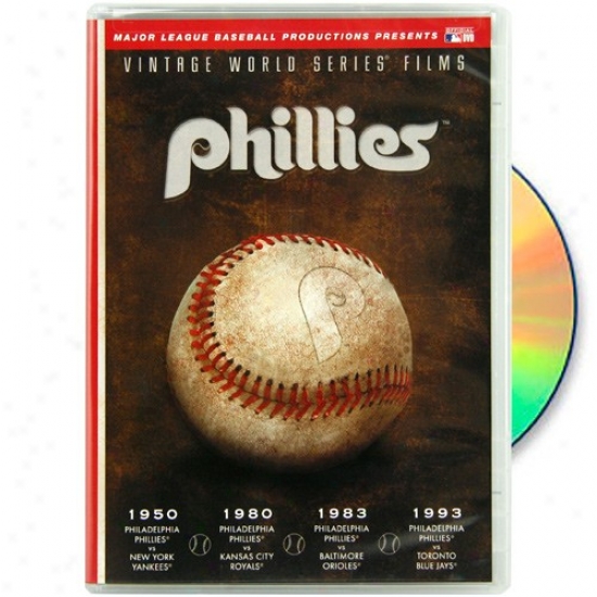 Philadelphia Phillies 1950, 1980, 1983 & 1993 Vintage World Sefies Films Dvd