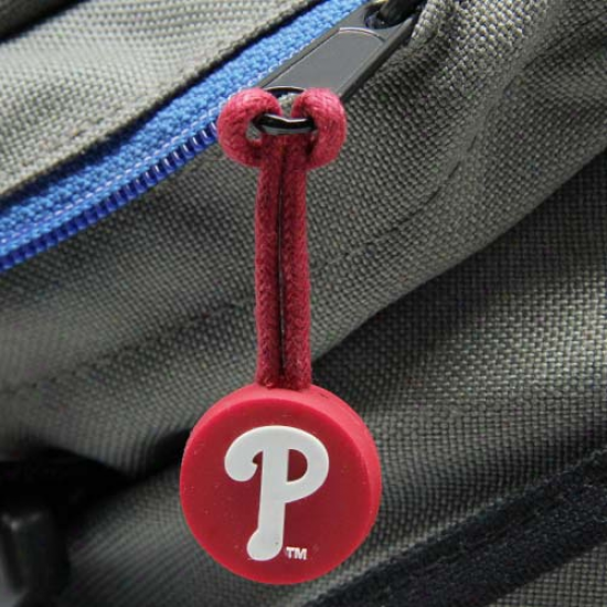 Philadelphia Phillies 2-pzck Zipper Pulls