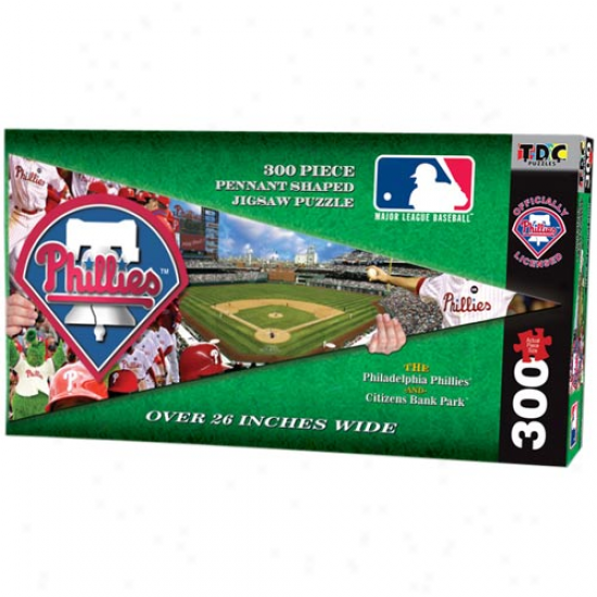 Philadelphia Phillies 300-piece Pennant Jigsaw Puzzle