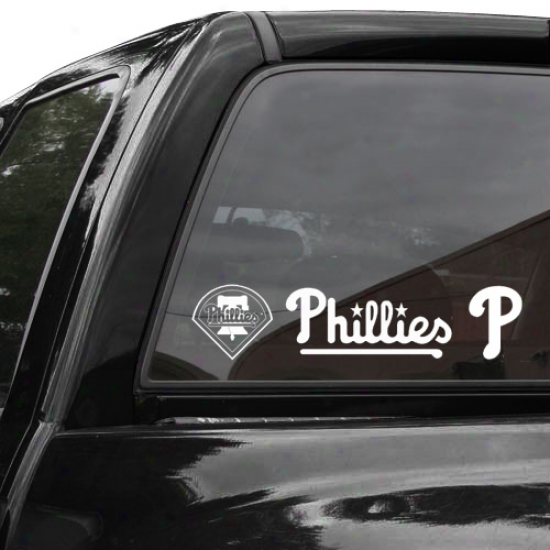 Philadelphia Phillies 4'' X 17'' Die-cut Decal Strip