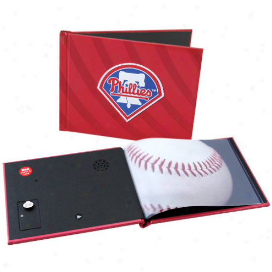 Philadelphia Phillies 6'' X 8'' Red Recordable Photobook