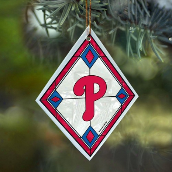 Philadelphia Phillies Art-glass Ornament