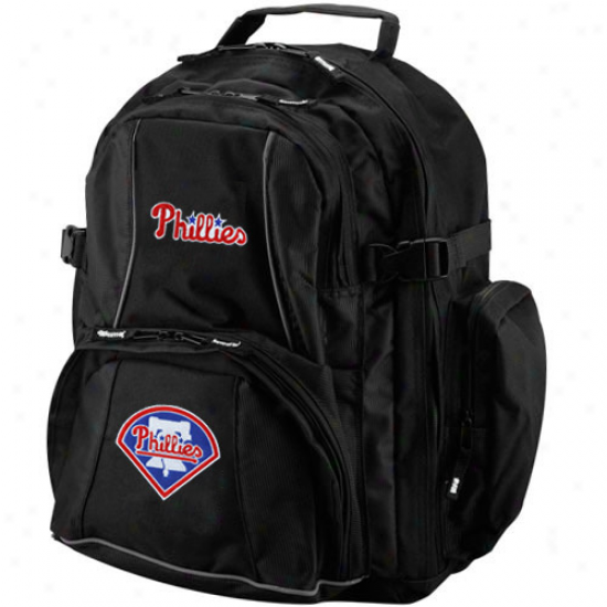 Philadelphia Phillies Black Trooper Backpack