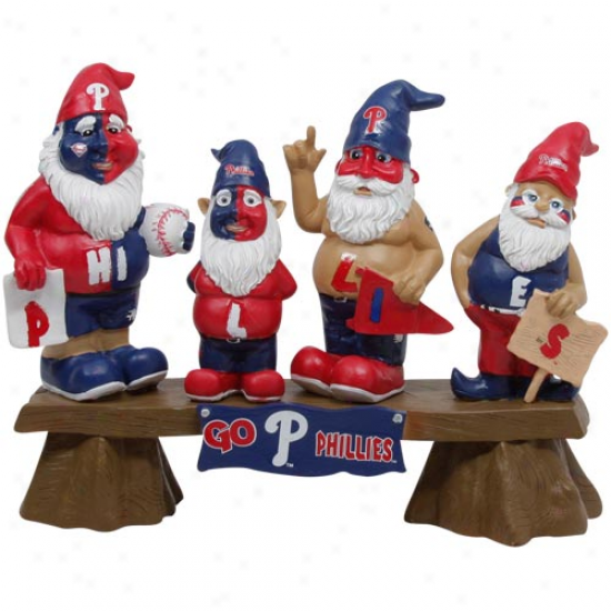 Philadelphiaa Phillies Gnome Excite Bench