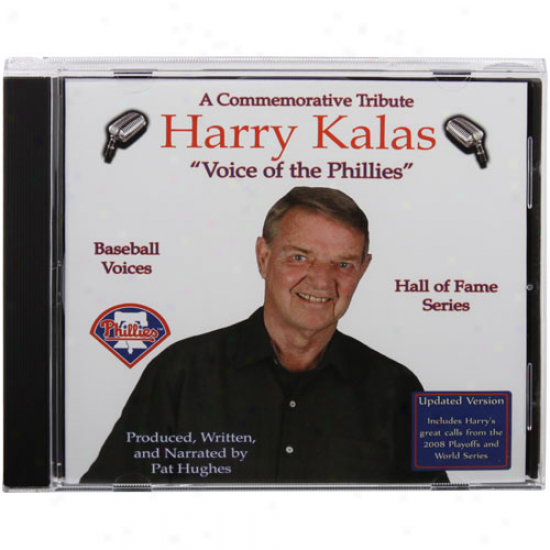 Philadelphia Pihllies Harry Kalas ''voice Of The Phillies'' Baseball Voices Tribute Cd