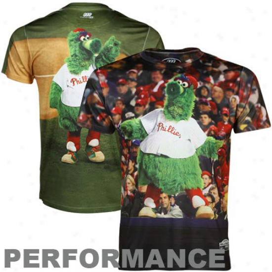 Philadelphia Phillies Mascot Youth Total Three60 Performance Premium T-shirt